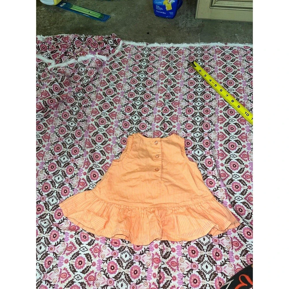 Baby Girl’s Orange Sleeveless Sundress Size 3-6 Months